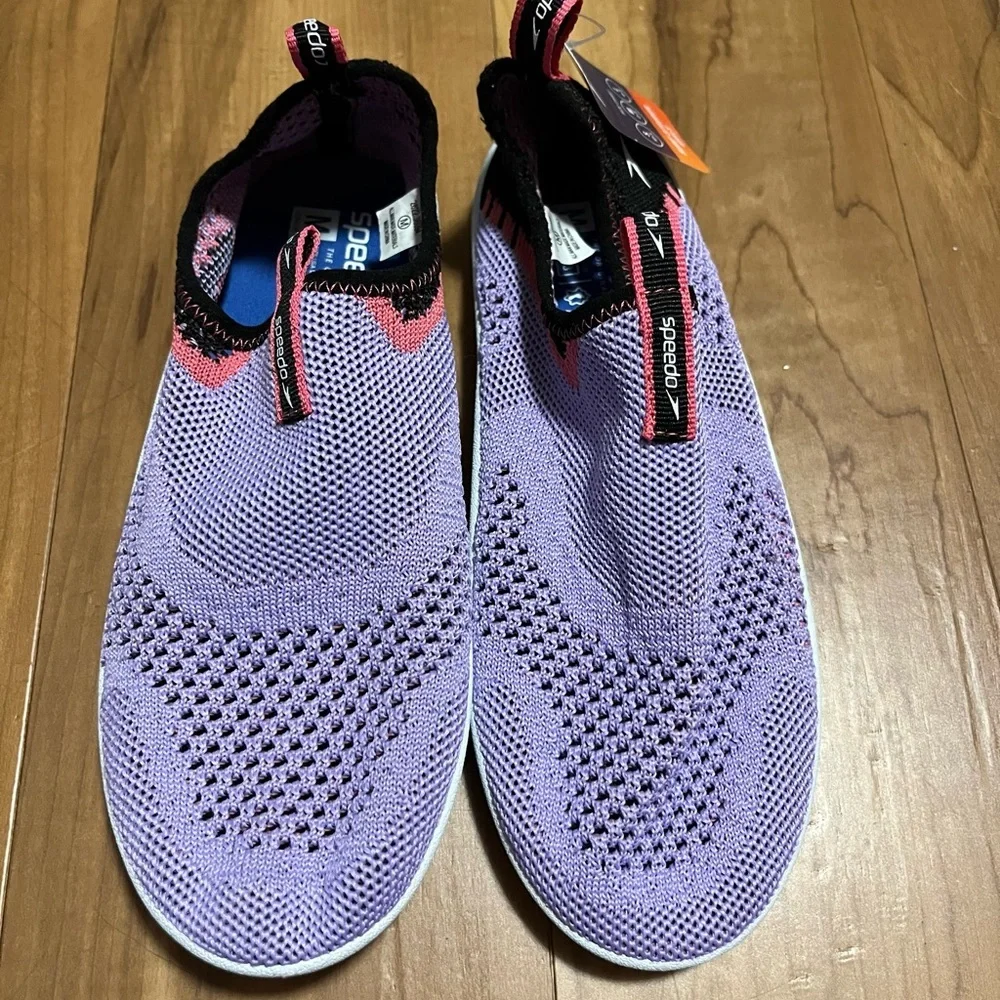 Speedo Surf Strider Water Shoes Girls Purple M 2-3 NWT